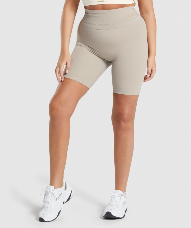 Pantalones Cortos Gymshark Whitney Cycling Blancas | sktkzI3POy5