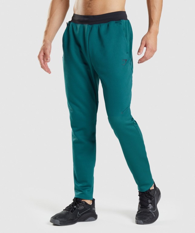 Pantalones Jogger Gymshark Apex Turquesa | KUCbOVPV4b9