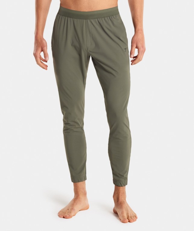 Pantalones Jogger Gymshark Studio Verde | OjA2WpnT2ch