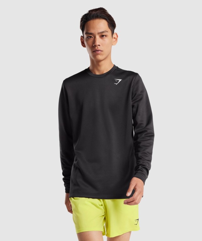 Pullover Gymshark Arrival Crew Sweatshirt Negras | CqOqRBu3jv8