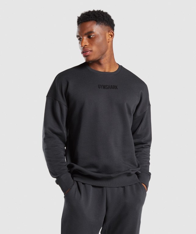 Pullover Gymshark Restore Sweatshirt Negras | UCZq95y3waZ