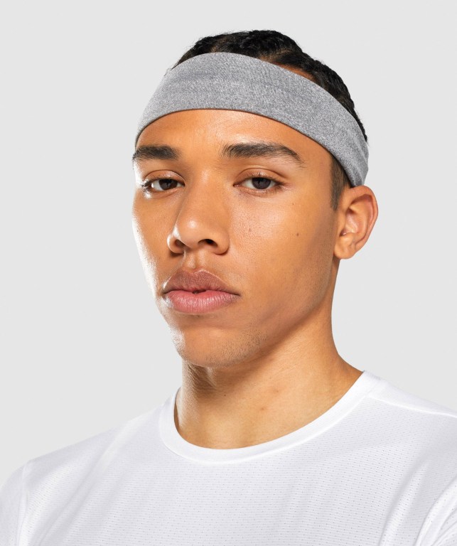 Sombreros Gymshark New Era Headband Gris Claro | ENPUjIen37l