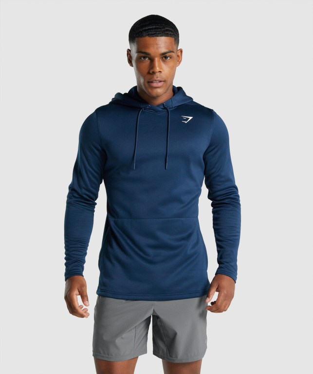 Sudadera Con Capucha Gymshark Arrival Azul Marino | DQ8PdkCPgLu