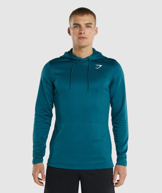 Sudadera Con Capucha Gymshark Arrival Turquesa | 6DU7y596IPU