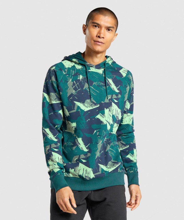 Sudadera Con Capucha Gymshark Bold Verde | nV1cDm4aVMh