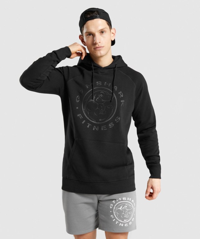 Sudadera Con Capucha Gymshark Legacy Negras Negras | 2j73McRqVTo