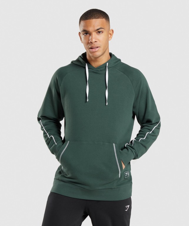 Sudadera Con Capucha Gymshark Recess Obsidian Verde Blancas | lhgfqLl8hGO