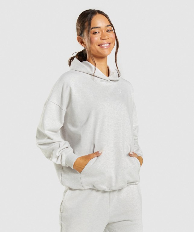 Sudadera Con Capucha Gymshark Rest Day Sweats Blancas | hokp47h6TRF