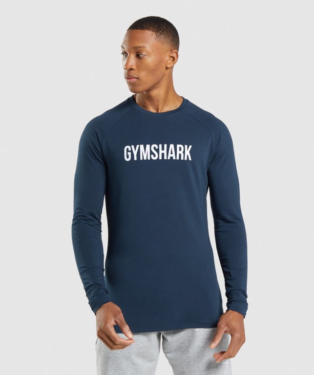 Sudaderas Gymshark Apollo Azul Marino | CSXzsJ65FmG