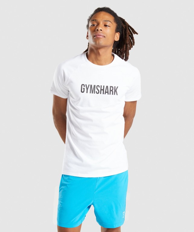 Sudaderas Gymshark Apollo Blancas | EF5FAvxv1D2