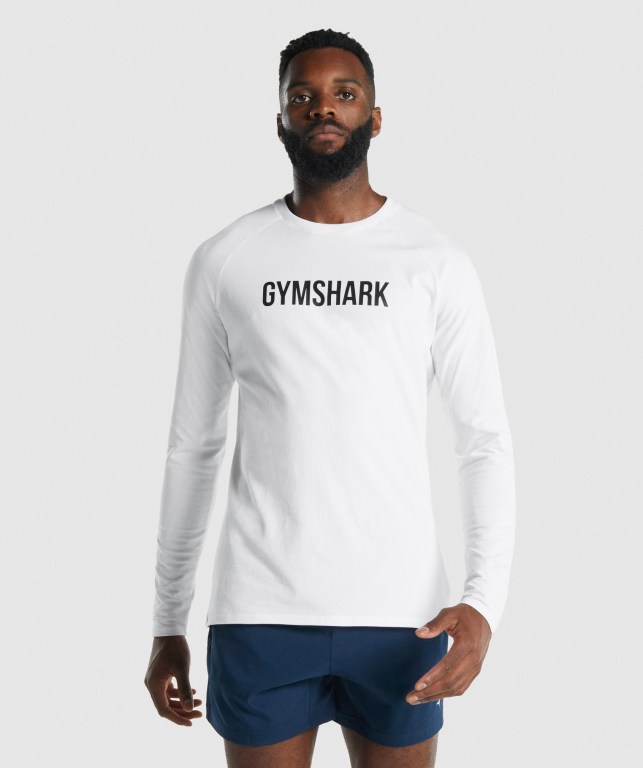 Sudaderas Gymshark Apollo Blancas | WdLMUPUZQsp