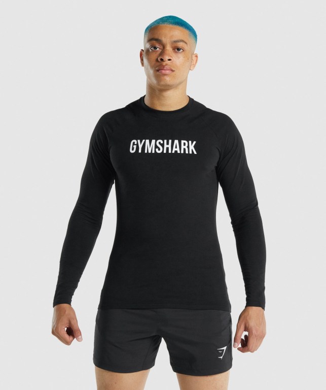 Sudaderas Gymshark Apollo Negras | MHB8BxuThZT