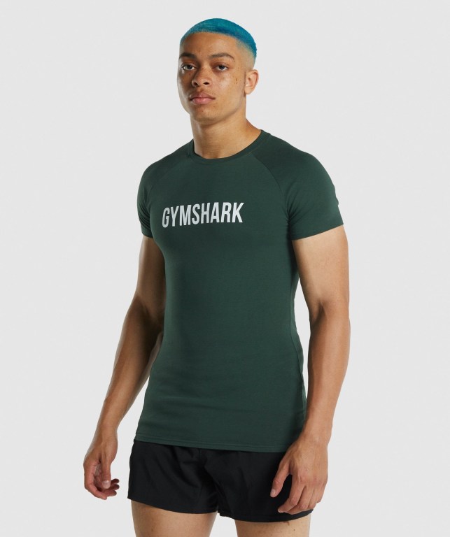 Sudaderas Gymshark Apollo Verde Oscuro | HO89Pr91IDj