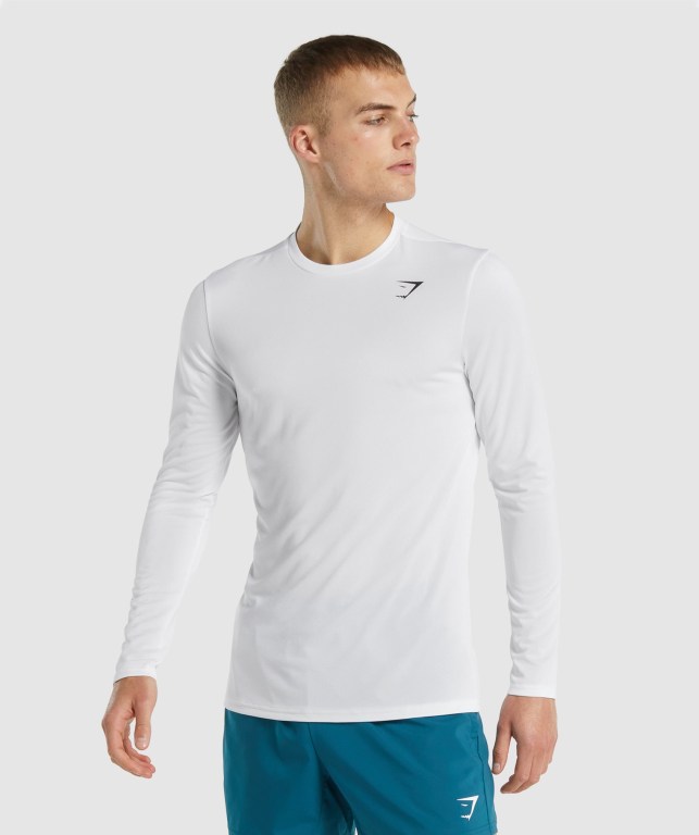 Sudaderas Gymshark Arrival Blancas | Fp4FhU1q7Zp