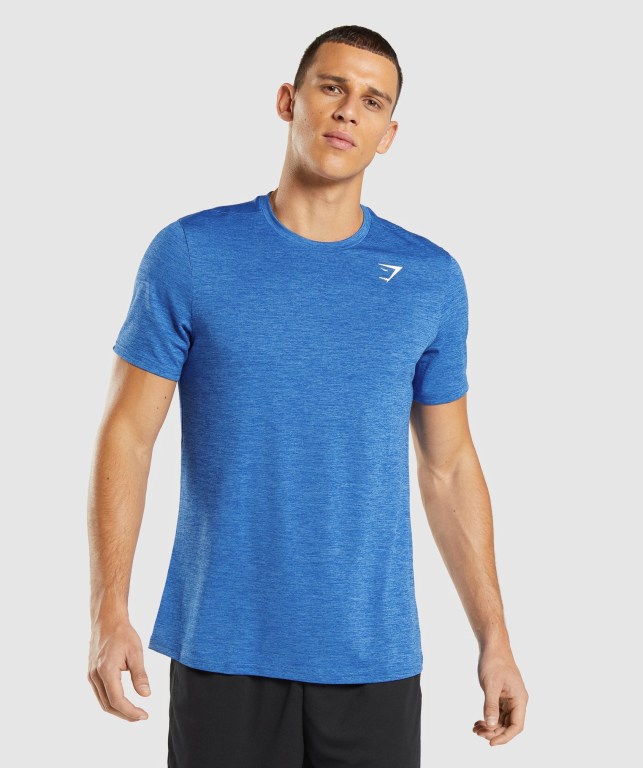 Sudaderas Gymshark Arrival Marl Azules Azules | dNVa73CCW4k