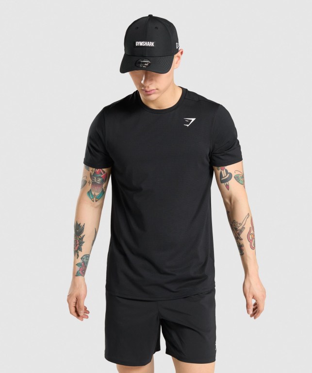 Sudaderas Gymshark Arrival Regular Fit Negras | SDqE9LUIGz6