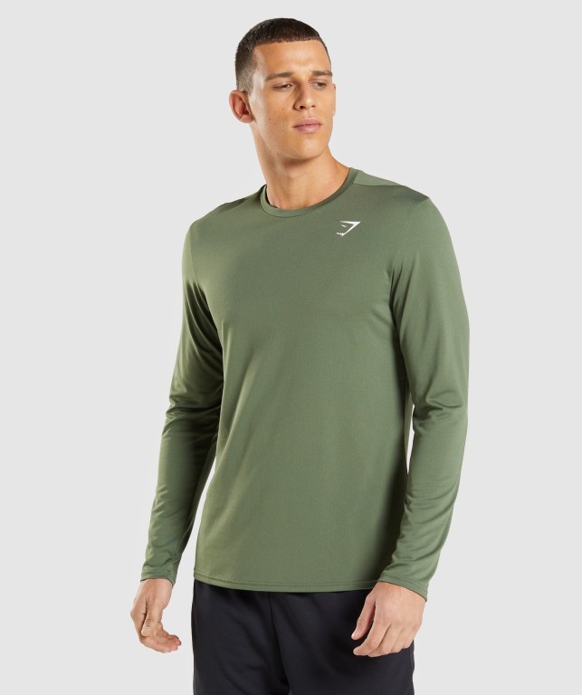 Sudaderas Gymshark Arrival Verde Oliva | OfgZ1LYEOjD