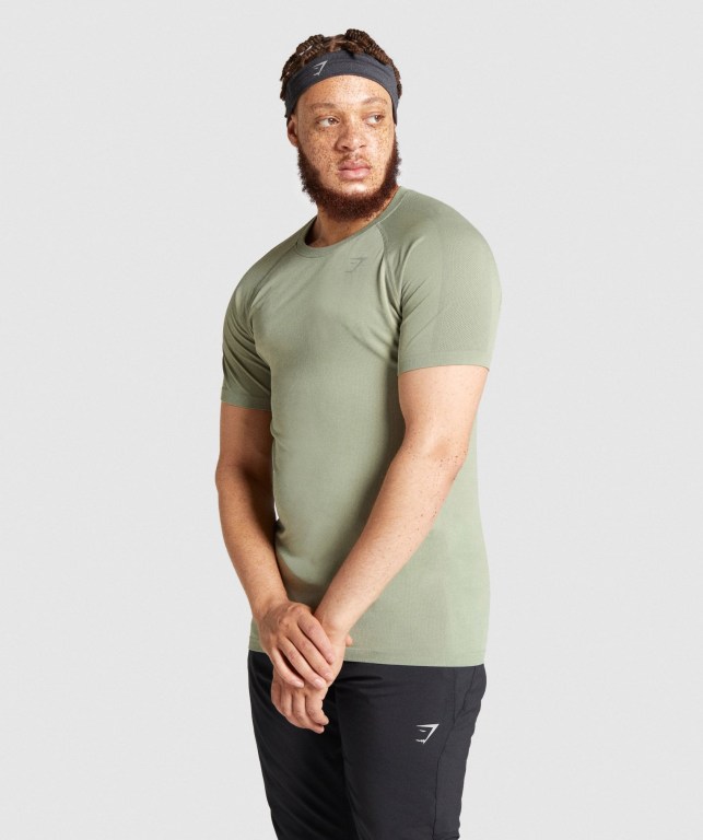 Sudaderas Gymshark Aspect Ligeros Seamless Verde Claro | SLRFcrFjVKo