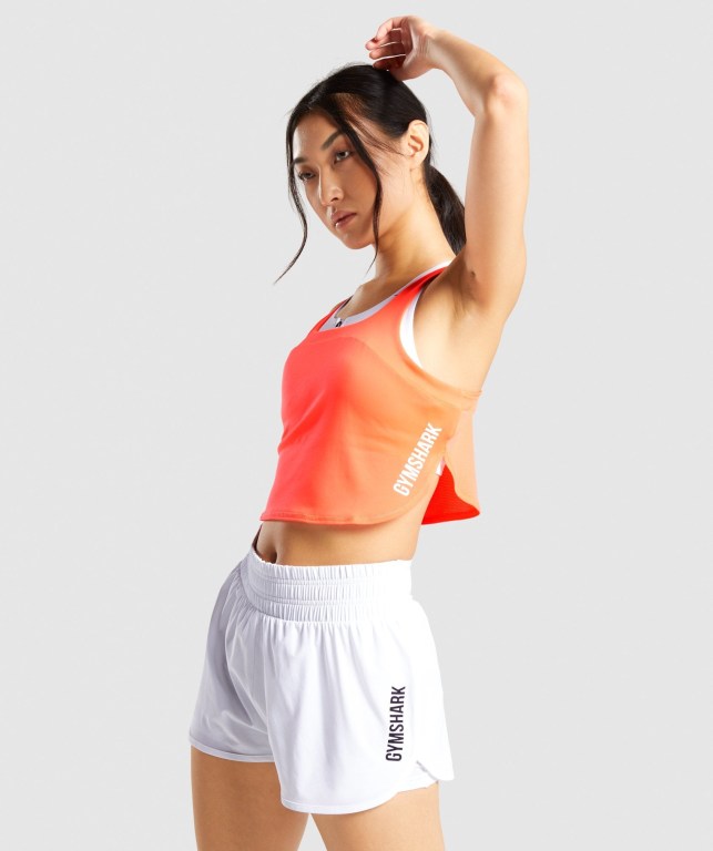 Sudaderas Gymshark Pulse Crop Top Coral | KsqppjMzfB3