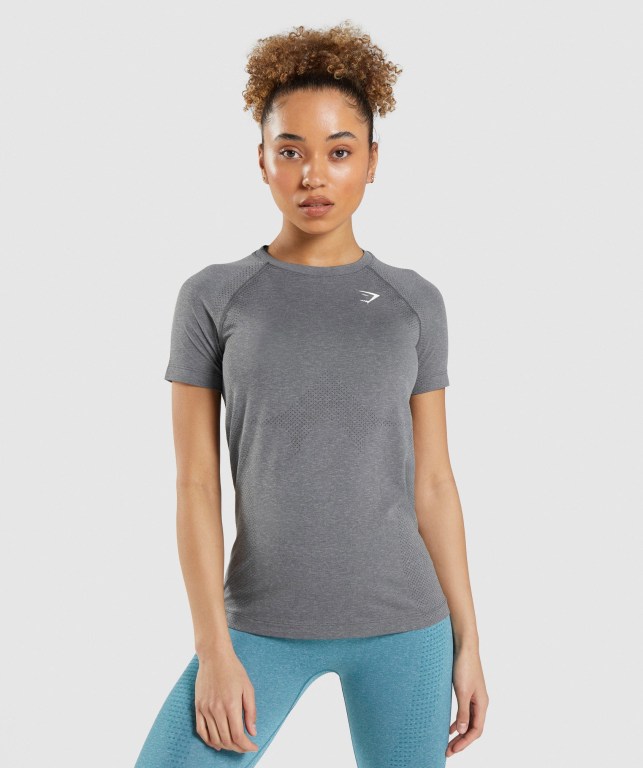 Sudaderas Gymshark Vital Seamless 2.0 Light Gris | pbdEkcvIlRj