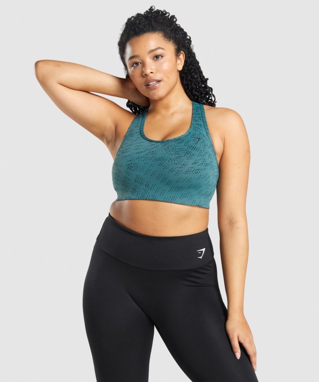 Sujetadores Deportivos Gymshark Essential Racer Back Entrenamiento Sports Bra Verde Oscuro | 7iypTcb6YMa