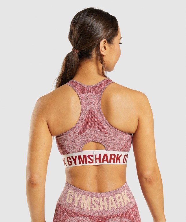 Sujetadores Deportivos Gymshark Flex Sports Bra Burdeos | 1UjOWeg9Naq